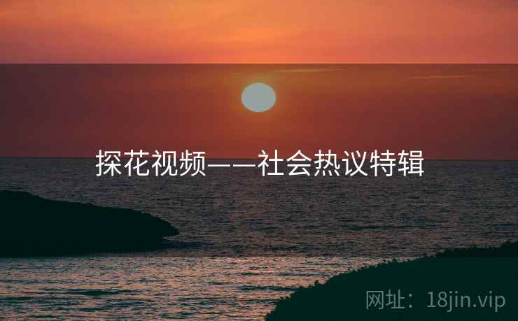 探花视频——社会热议特辑