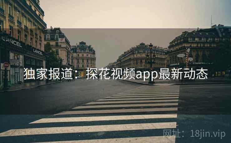 独家报道：探花视频app最新动态