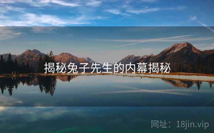 揭秘兔子先生的内幕揭秘  第1张 揭秘兔子先生的内幕揭秘  第1张